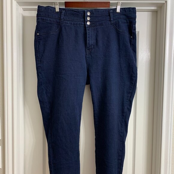 Angels Brand Women's Blue Denim Skinny Jeans, Size 20W - Picture 3 of 7